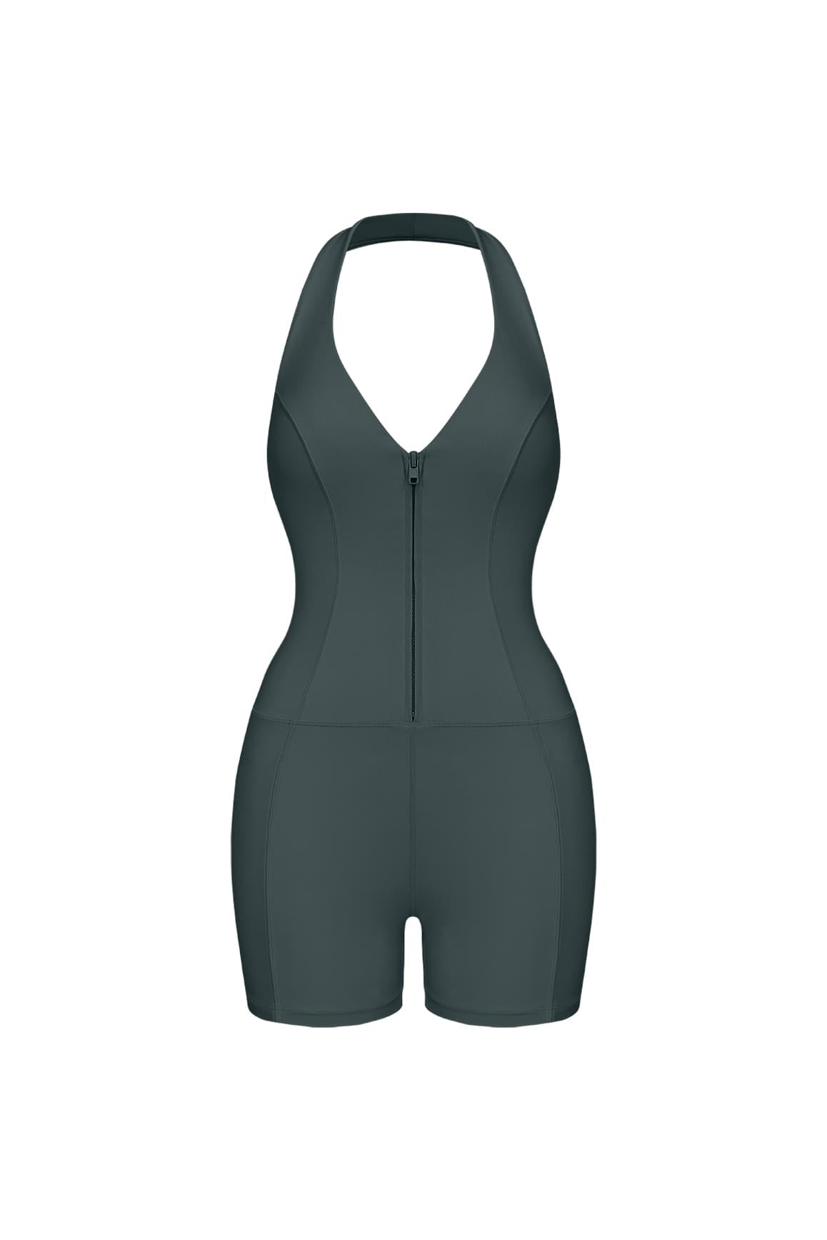 Riviera Hourglass Zip Front Romper