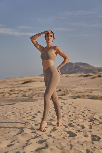 V-waist Laser Cut Sports Legging