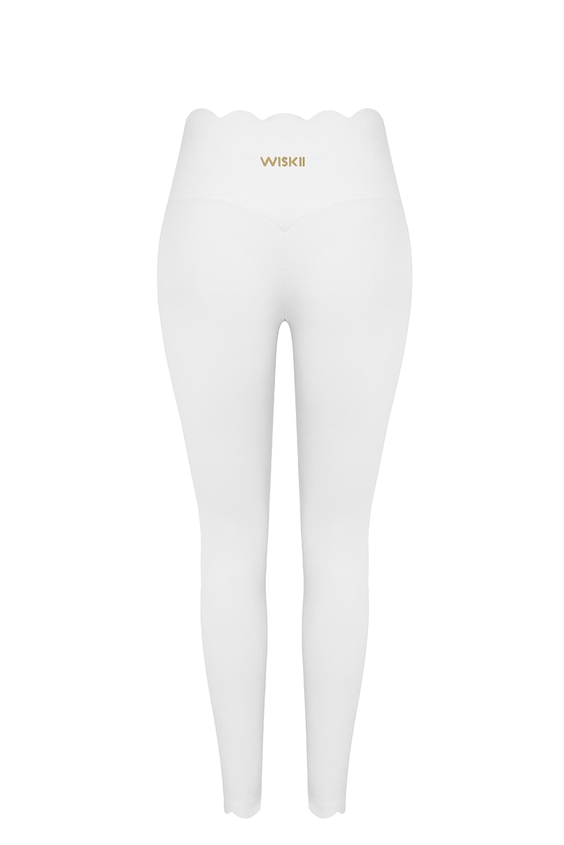 High-Waist Scallop Scrunch Legging