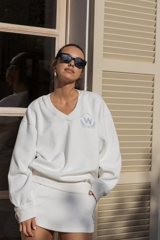 Wiskii Casual V-Neck Sweatshirt