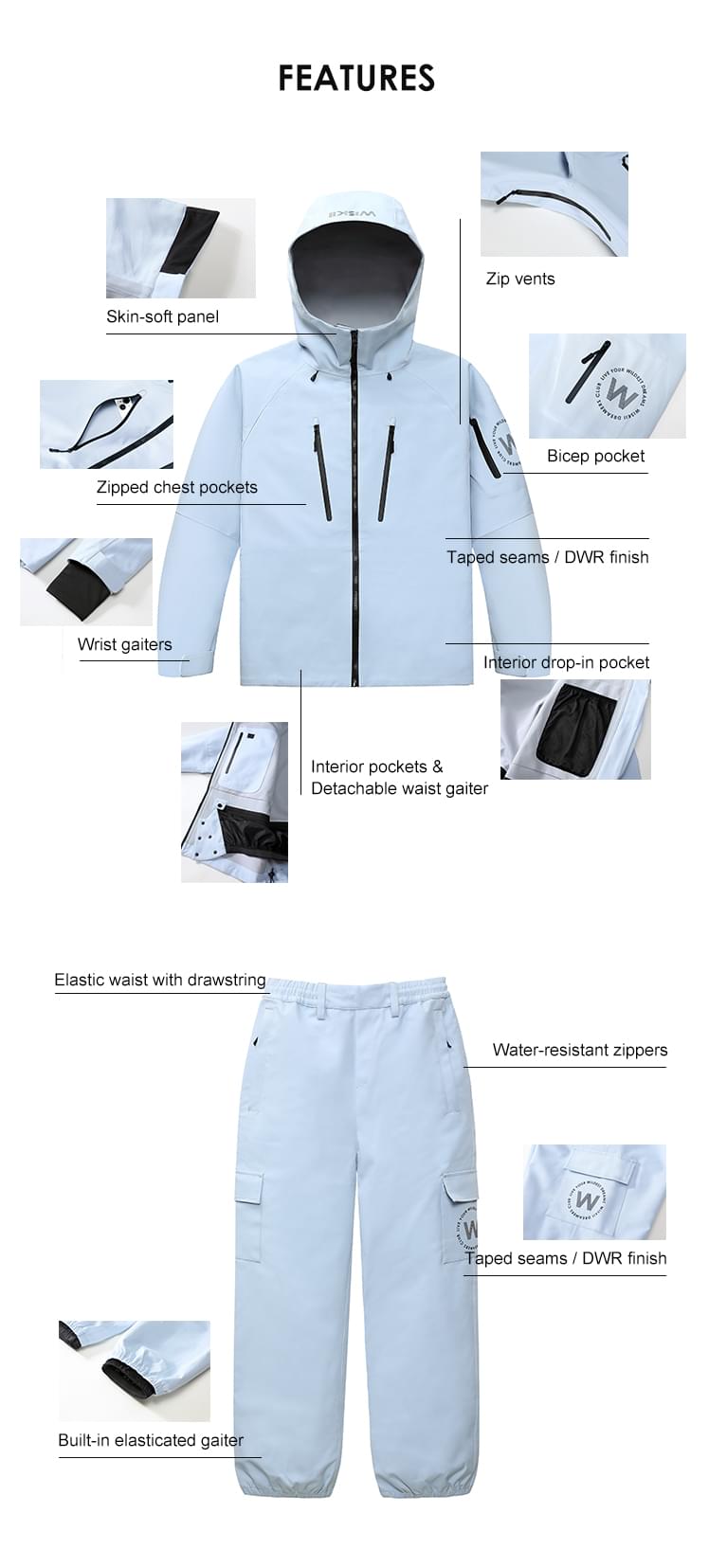 3L Waterproof Performance Snow Pant