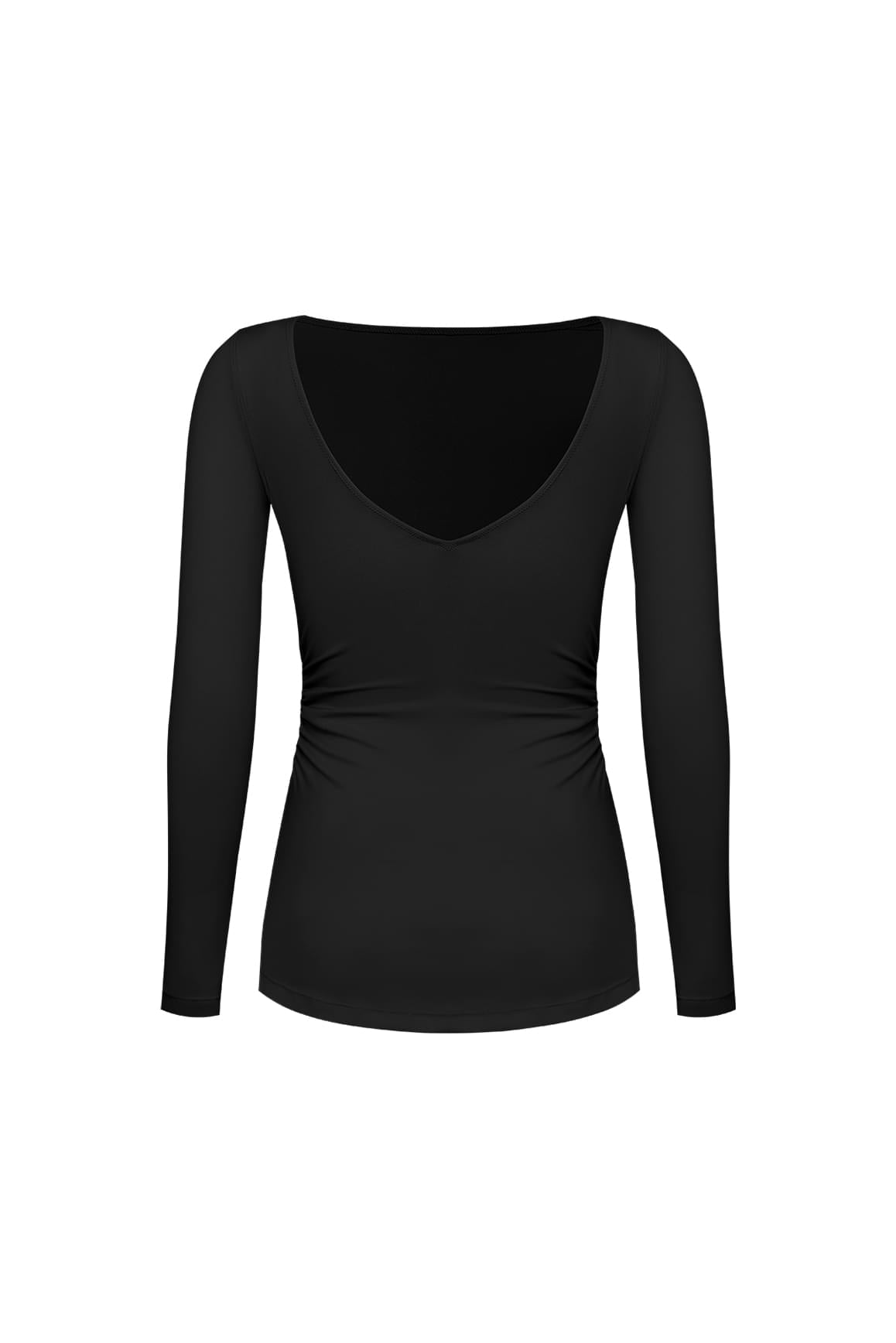 Long Sleeve V-Back Top