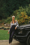 Colorblock One-Piece Long Sleeve Top