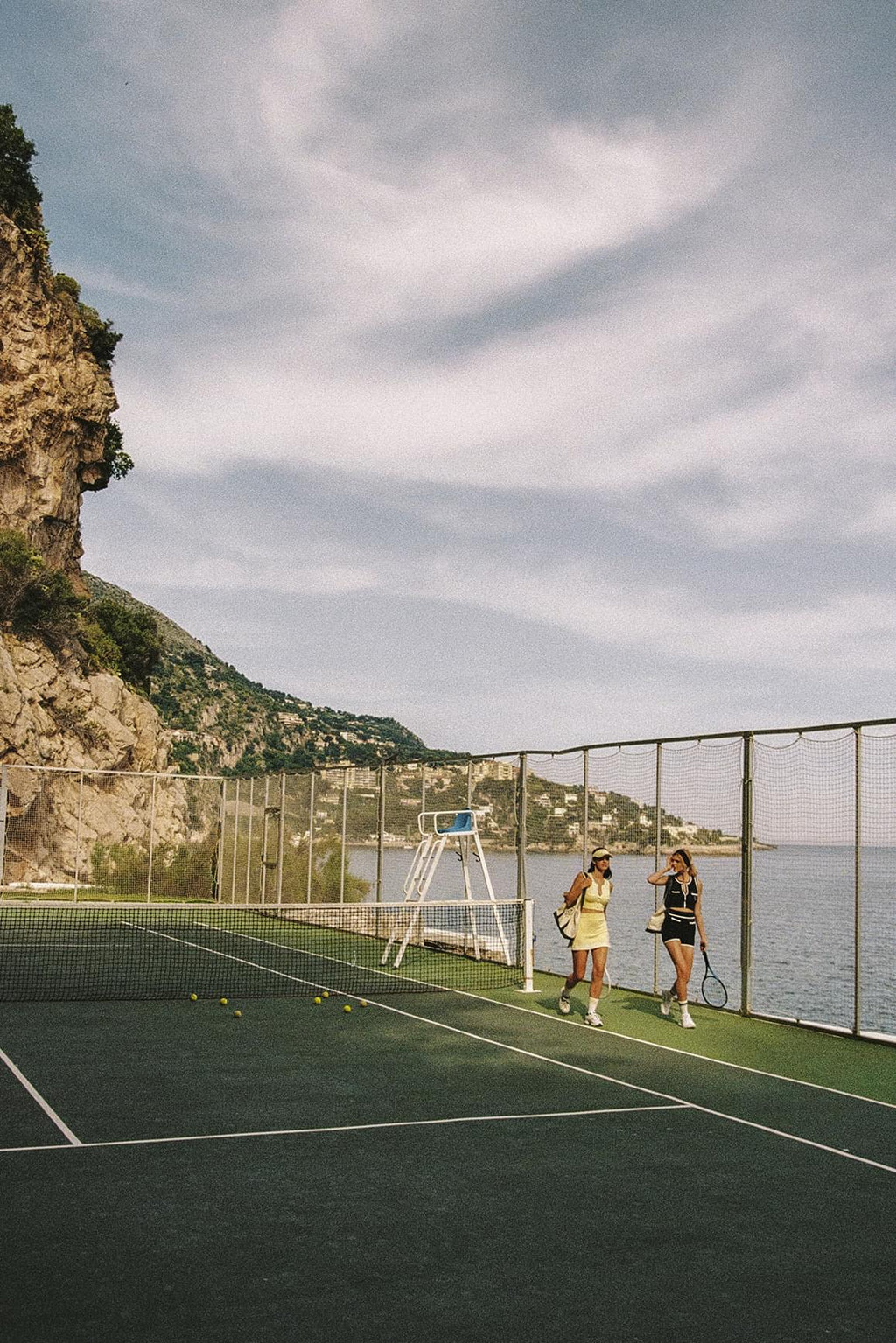 Mirto Knit Button Tank Top & Mirto Knit Tennis Skirt