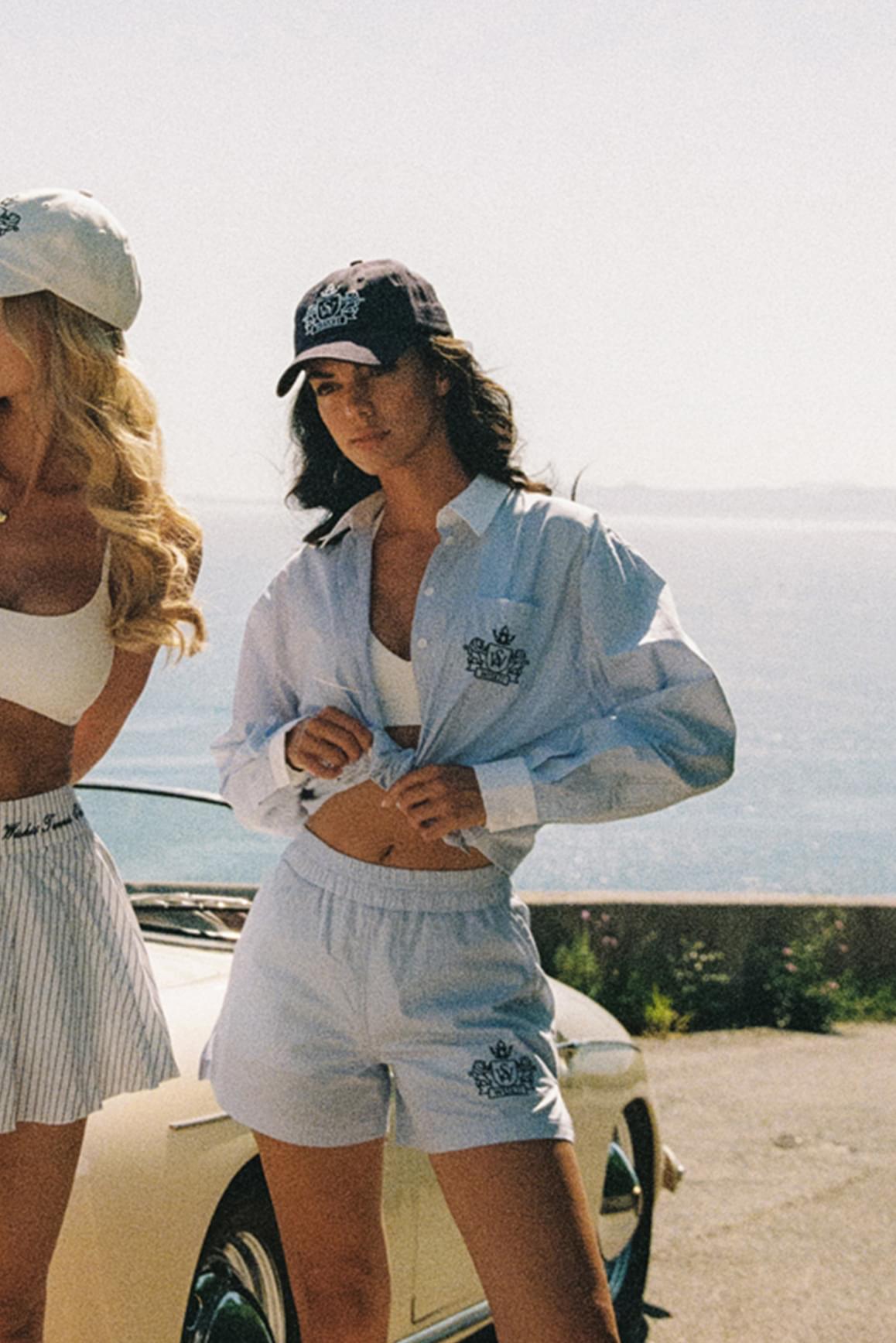 Riviera Relaxed Cotton Shirt & Riviera High Waist Cotton Short