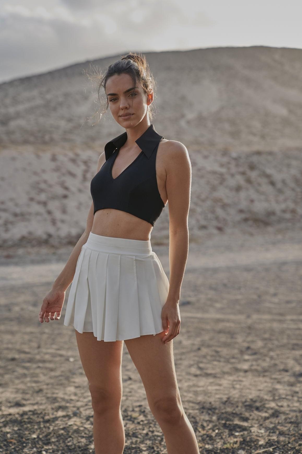 Sleeveless Polo Bra
