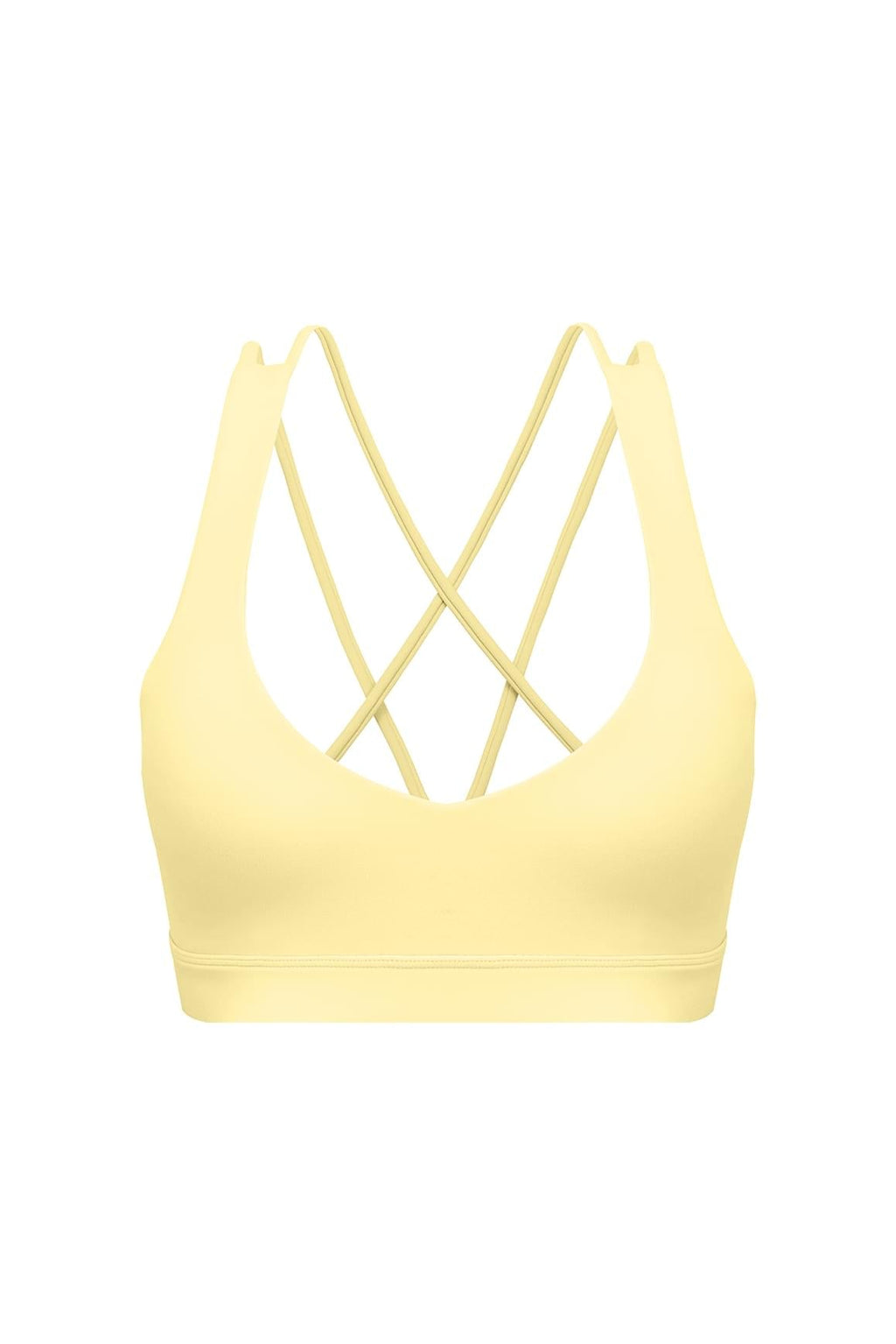 Scoop Neck Crossback Bra