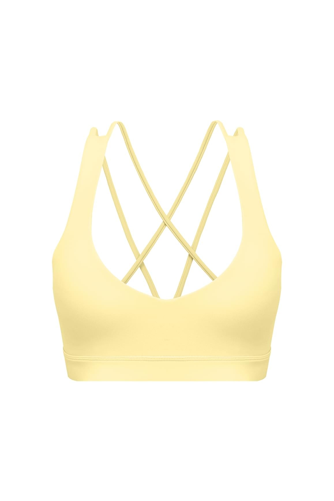 Scoop Neck Crossback Bra