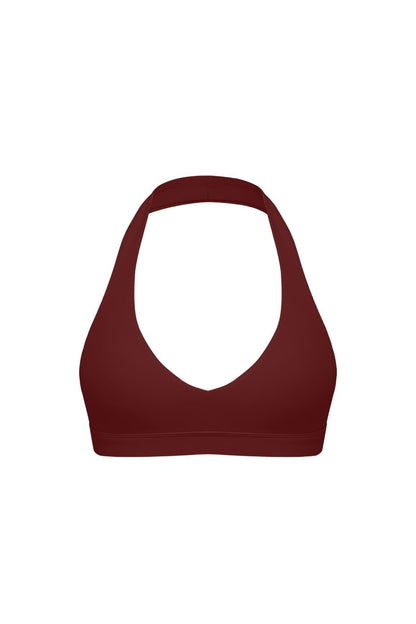 V-Cut Halter Bra