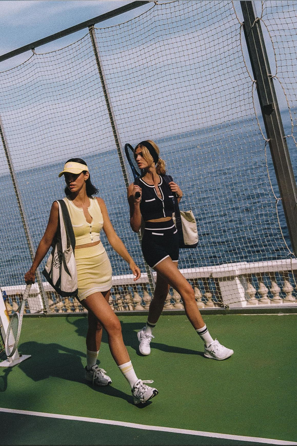 Mirto Knit Button Tank Top & Mirto Knit Mini Short