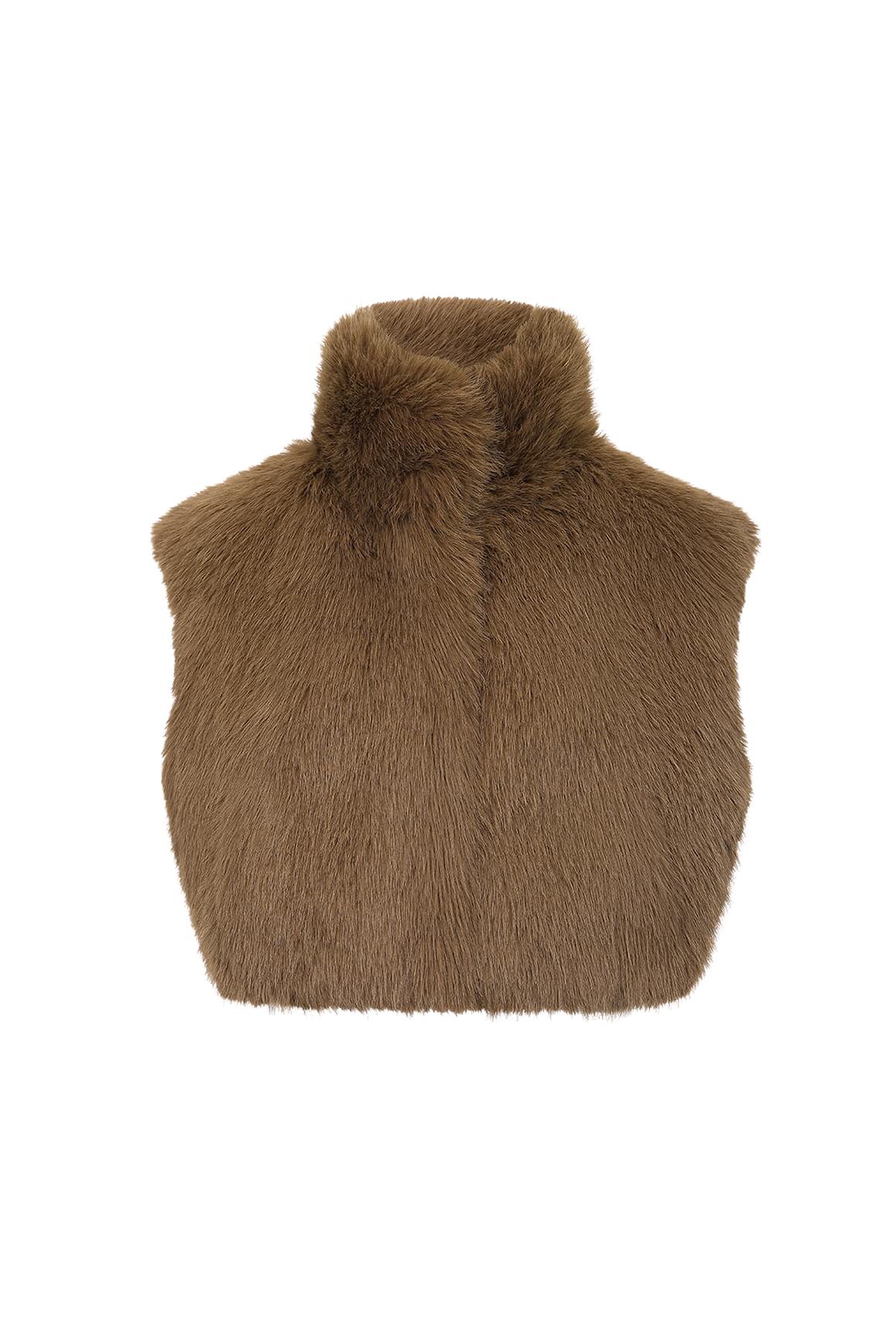 Alpine Cloud Faux Fur Vest