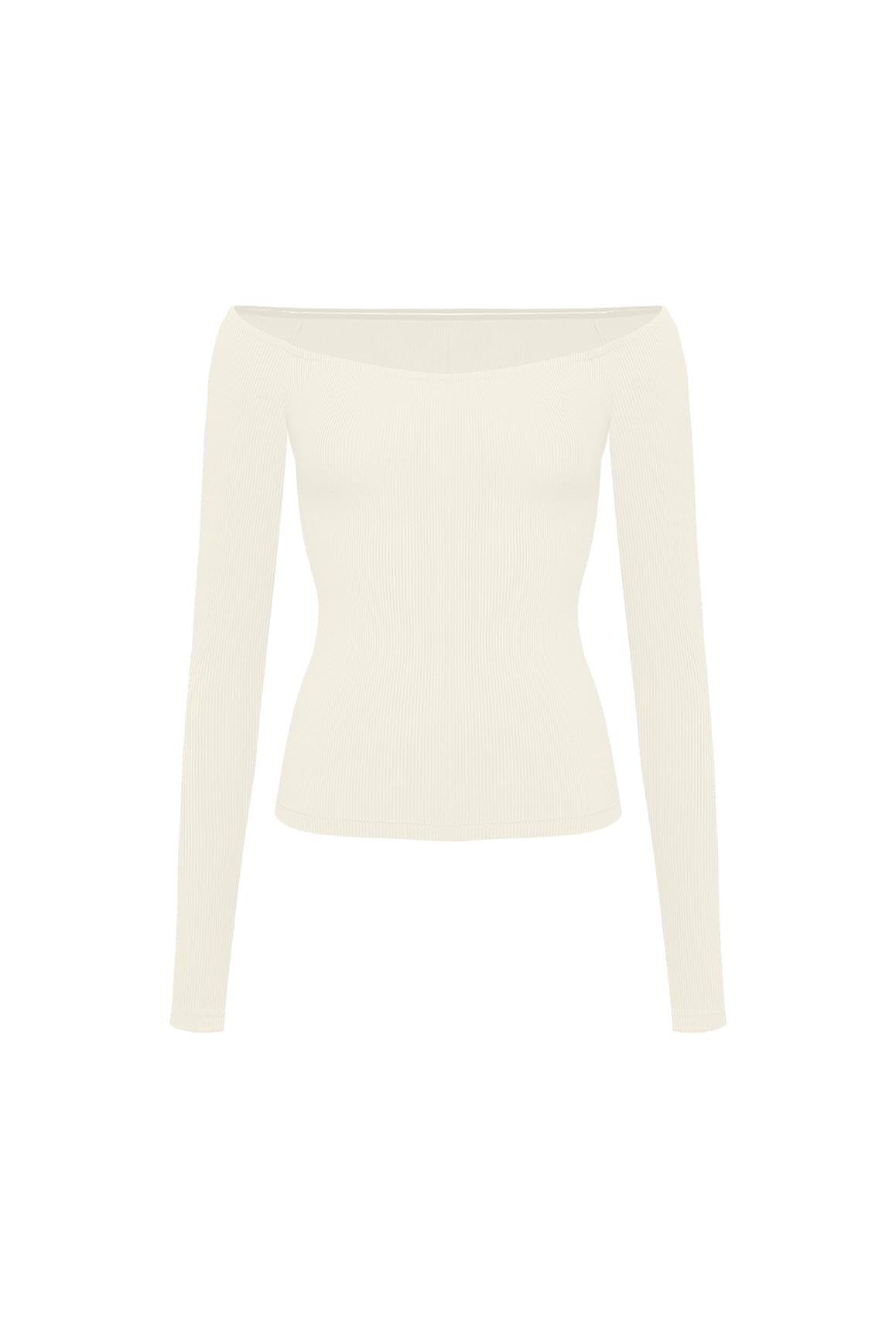 Sculpt Off-Shoulder Top