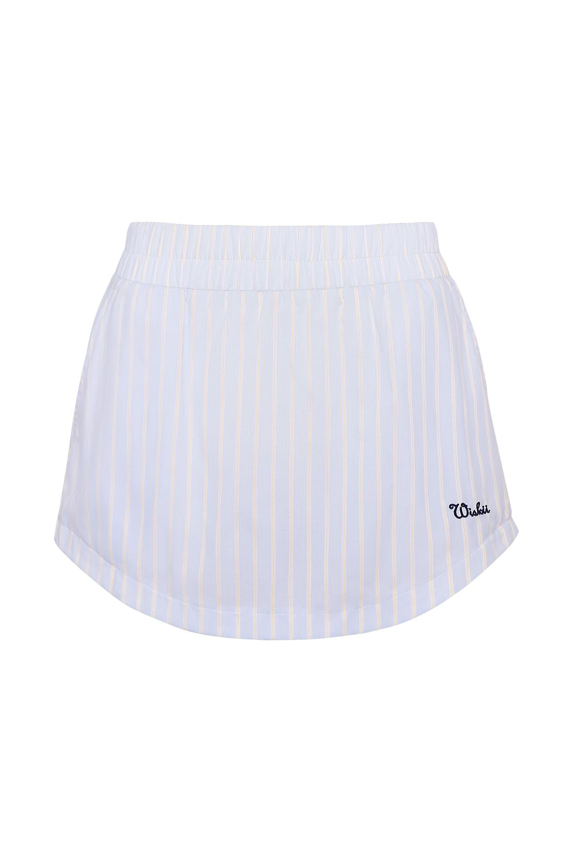 Stripe A-line Skirt