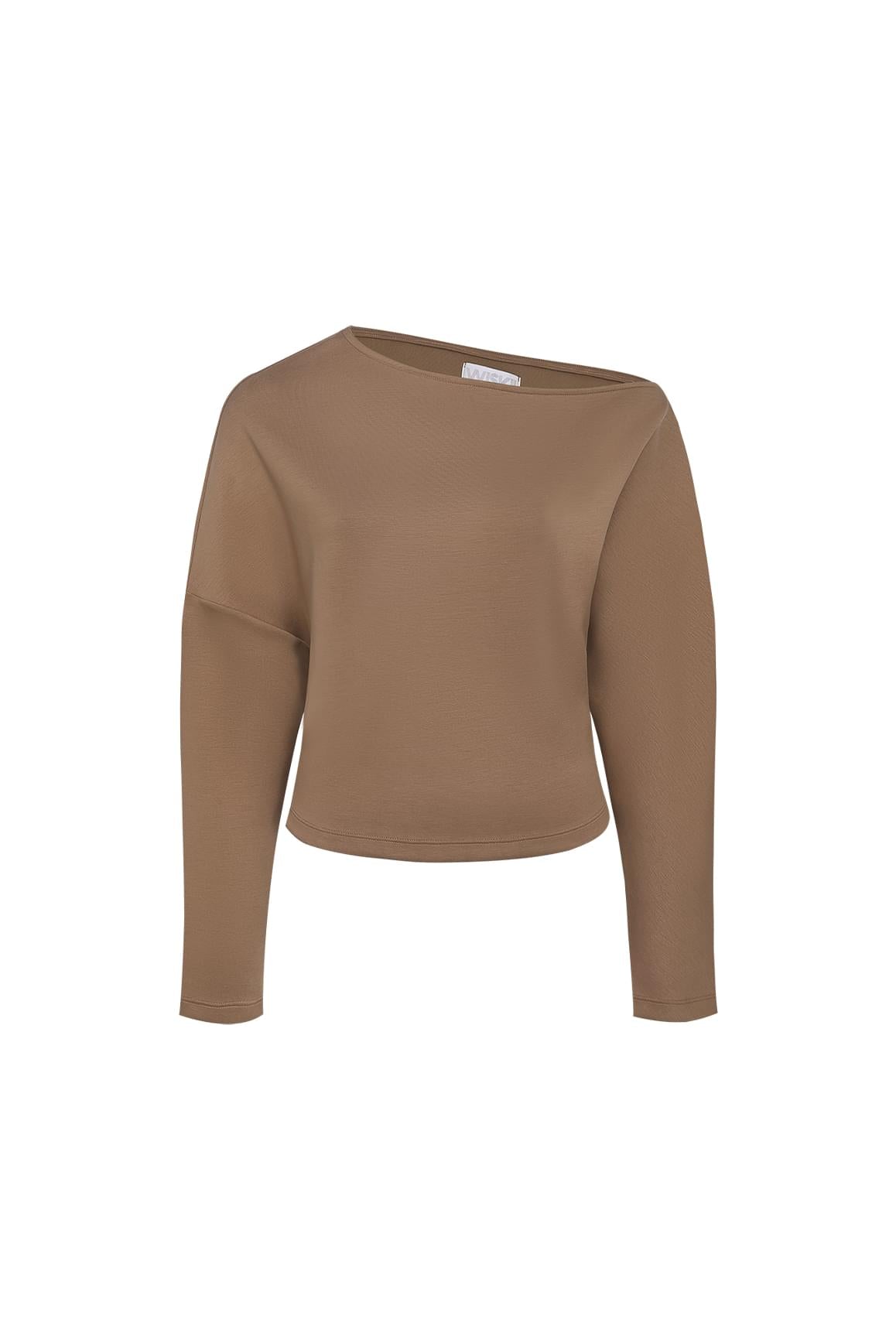 Vivid Asymmetric Long Sleeve Top